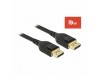 Delock kabel DisplayPort 3m 8K 60Hz črn 85661