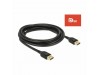 Delock kabel DisplayPort 3m 8K 60Hz črn 85661