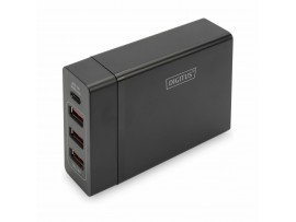 Digitus napajalnik za prenosnike  72W Tip C + 3x USB DA-10195