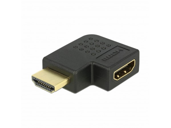 Delock adapter HDMI M - HDMI Ž 19-pin kotni levi 65077