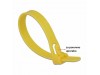 Delock vezice 150x7,5mm za večkratno uporabo rumene pak/100 18760
