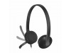 Logitech slušalke+mikrofon H340 črne 981-000475