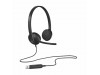 Logitech slušalke+mikrofon H340 črne 981-000475