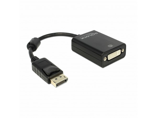 Delock adapter DisplayPort-DVI 12cm 61847