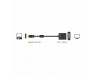 Delock adapter DisplayPort-DVI 12cm 61847