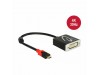 Delock pretvornik USB 3.1 TipC-DVI 24+5 4K 30Hz 61213