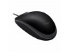 Logitech miška B110 Silent Plus USB črna 910-005508