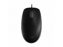Logitech miška B110 Silent Plus USB črna 910-005508