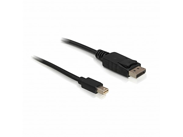 Delock kabel miniDisplayPort-DisplayPort 2m 4K 60Hz črn 82438