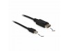 Delock kabel miniDisplayPort-DisplayPort 2m 4K 60Hz črn 82438