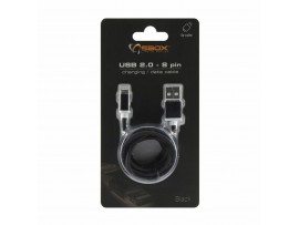 SBOX kabel Apple USB/Lightning 1,5m črn IPH7-B