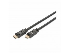 Digitus kabel DisplayPort z ojačevalcem 15m 4K 60Hz črn AK-340105-150-S