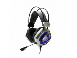 WHITE SHARK slušalke+mikrofon srebrno/ črne gaming GH-1841 LION