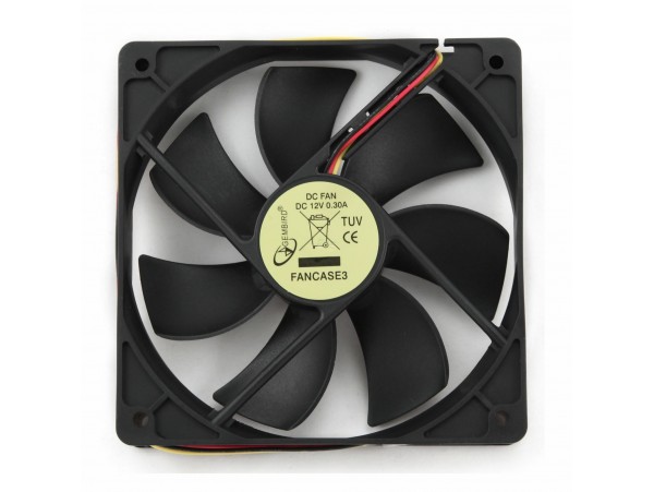Gembird ventilator 12x12x2,5cm 12v 3p FANCASE3