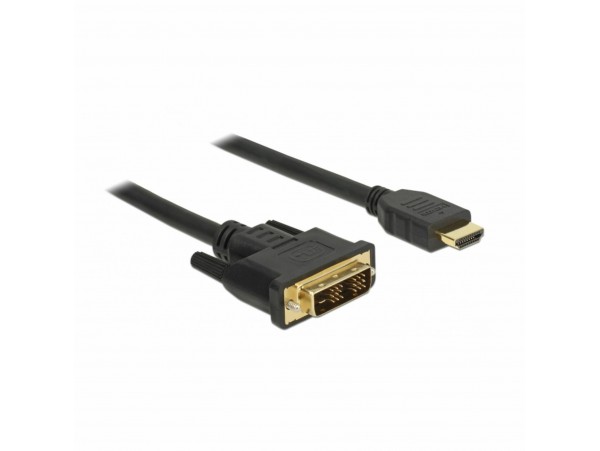 Delock kabel HDMI-DVI-D 18+1  0,5m 85581