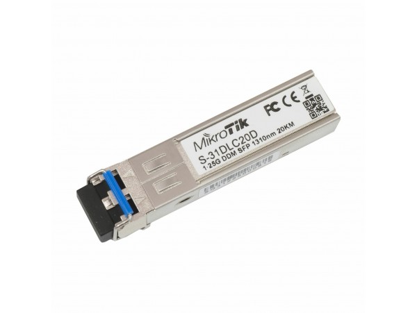 Mikrotik pretvornik FO SFP Mini-GBIC Giga Singlemode S-31DLC20D