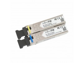 Mikrotik pretvornik FO SFP Mini-GBIC Giga Singlemode set S-3553LC20D