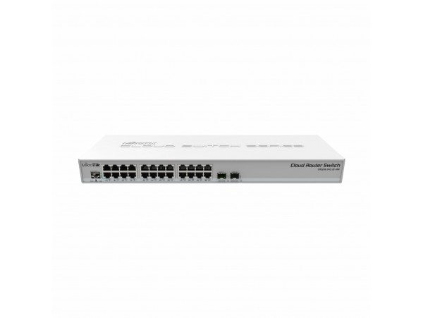 Mikrotik stikalo Giga 24-port rack 2xSFP + CRS326-24G-2S+RM