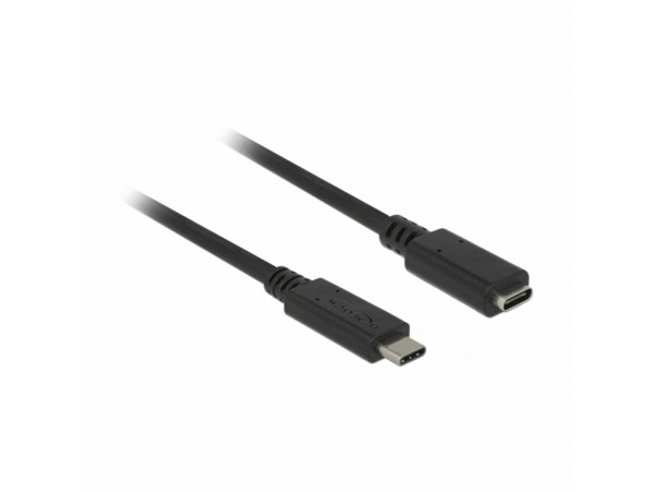 Delock podaljšek USB 3.1 C-C 2m črn 85542