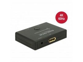 Delock video stikalo 2:1 DisplayPort 4K dvosmerno 60Hz 18750