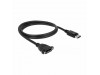 Delock podaljšek DisplayPort 1m 4K 60Hz črn vgradni 85114