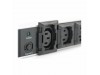 Digitus razdelilec rack 10xEuro C13 ALU UPS črno/siv prenapetostna zašč DN-95404