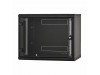 Triton kabinet zidni 12U 635 600x600 črn sestavljen