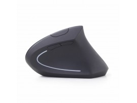 Gembird miška vertikalna brezžična USB črna MUSW-ERGO-01