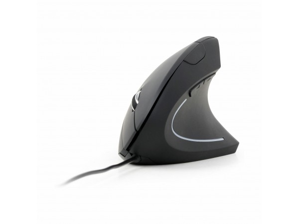 Gembird miška vertikalna USB črna MUS-ERGO-01