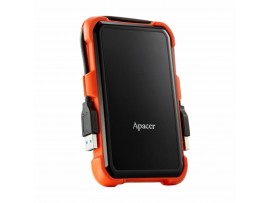 APACER zunanji disk 1TB AC630 USB 3.1 odporen na udarce črno/oranžen