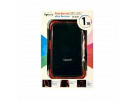 APACER zunanji disk 1TB AC630 USB 3.1 odporen na udarce črno/oranžen