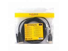 Delock kabel DisplayPort-DVI 3m 4K 30Hz pasivni 85314