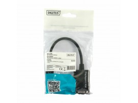 Digitus adapter DisplayPort-VGA 15cm črn črn AK-340403-001-S
