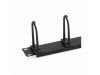 Triton organizator 1U rack 30x65mm črn