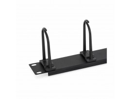 Triton organizator 1U rack 30x65mm črn
