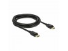 Delock kabel DisplayPort 3m 4K 60Hz črn 83807
