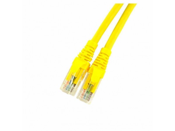Leviton patch UTP CAT.6   5m rumen C6CPCU050-666BB