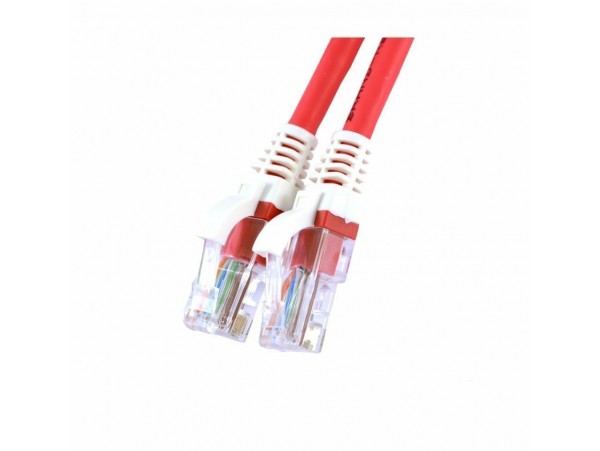 Leviton patch UTP CAT.5e 10m rdeč GPCPCU100-111HB