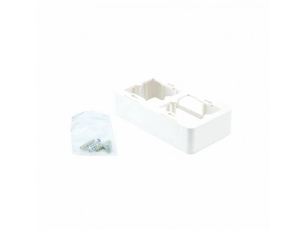 Leviton podstavek za nadometno montažo dvojni 80x80 R450/9