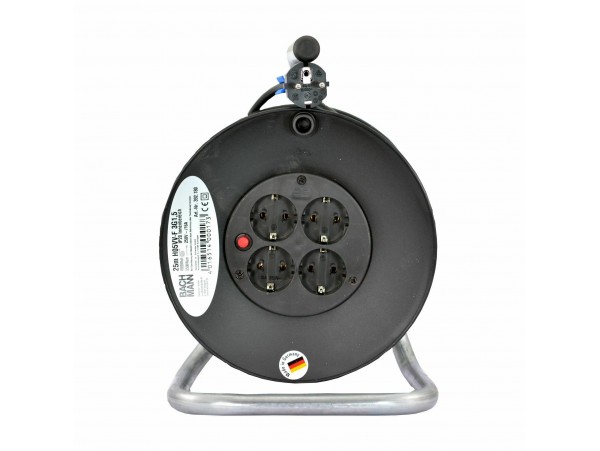 Bachmann podaljšek kolut PVC 4x250V 25m črn IP20 392.180