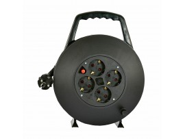 Bachmann podaljšek kolut PVC 4x250V 10m črn IP20 393.002