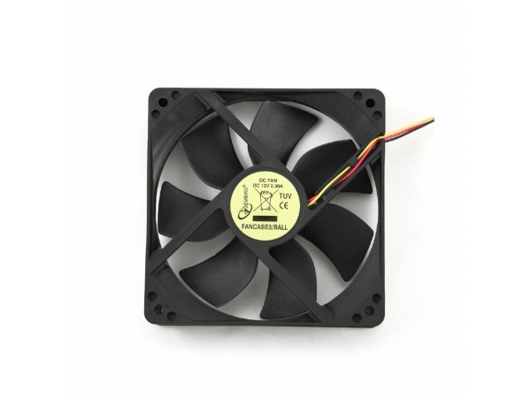 Gembird ventilator 12x12x2,5cm 12v 3p ball FANCASE3