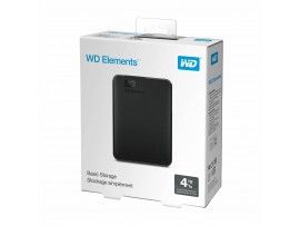 WD Elements 4TB zunanji disk 6cm črn USB 3.0 WDBU6Y0040BBK-WESN