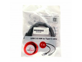 Cablexpert kabel USB 3.0 A-C 1m črn CCP-USB3-AMCM-1M