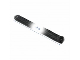 Delock spenjalna cev tekstilna 19mm 2m črna 18855