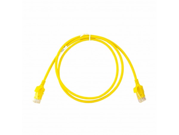 Leviton patch UTP CAT.6 0,9m rumen 3,8mm HighFlex 134-6H460-03Y