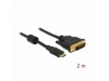 Delock kabel HDMI mini-DVI 24+1  2m 83583