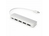 Digitus hub USB 3.0 4xA + TipC srebrn DA-70242-1