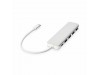 Digitus hub USB 3.0 4xA + TipC srebrn DA-70242-1