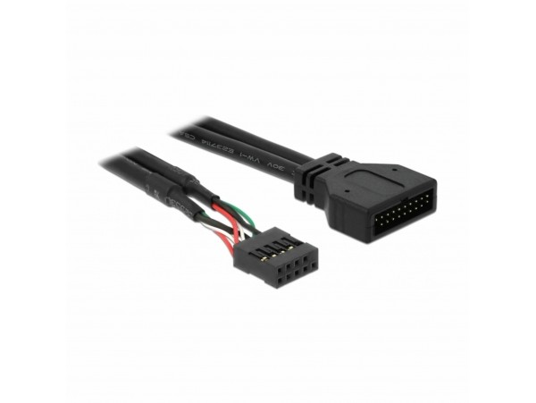 Delock adapter USB 3.0 M-USB Ž interni 9pin 30cm napajalni 83281